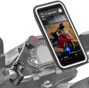 SHAPEHEART Innovazione francese, Porta cellulare moto PRO con espansore e tasca magnetica staccabile, Rotazione di 360° Anti Vibrazione, Porta telefono moto impermeabile