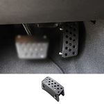 Hoolcar Anti-slip Gas Pedal Extender Covers Adjustable Foot Rest Accelerator Pads for 2007-2020 Jeep Wrangler JK JKU JL JLU JT, 1PC