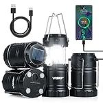 Wsky Solar Camping Lantern 4-Pack -