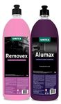 ALUMINUM CLEANER 1.5 LITERS + REMOVEX 1.5 LITERS + APPLICATION BRUSH.