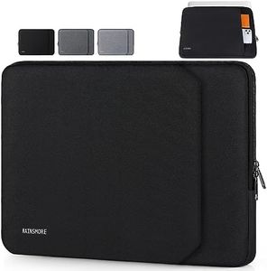 Laptop Case 15-15.6 Inch Laptop Sleeve 360° Protective Laptop Sleeve Case Business Computer Case for Men Women Compatible with 13 Inch MacBook Air/Pro/Microsoft Surface/Acer/HP/ASUS,Black