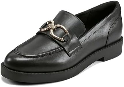Rockport Women's Yemery Loafer, Black Leather, 9 Wide