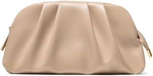 SWEETV Dressy Vegan Leather Clutch 