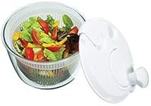 KitchenCraft Mini Salad Spinner / Dresser, Small Multi-Use Salad Washer, 19cm (7.5")