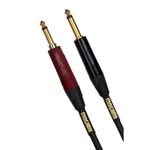 Mogami Gold INST Silent S-10 Guitar Instrument Cable, 1/4" TS Male Plugs, Gold Contacts, Straight Connectors with silentPLUG, 10 Foot