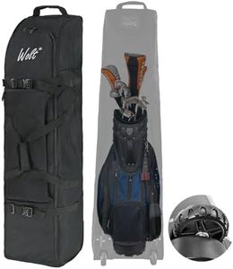 Wolt | Golf Travel Bag with Wheels, Heavy Duty Oxford Wear-Resistant, Soft-Sided Golf Travel Case for Airlines Protects Golf Clubs (Grey)