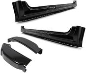 KUAFU Rocker Panel & Cab Corner Compatible with 1999-2007 Chevy Chevrolet Silverado GMC Sierra Pickup Extended Cab 4 Door Steel Rust Repair Patch Panel Replacement Driver & Passenger Side - 3 Packages