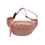 Tressential Waist Bag for Men Women | Cross Body Fanny Pack Sling Bag for Hiking, Travel, Camping, Outdoor Sports, Cycling | Money Belt with Adjustable Strap (Pink)