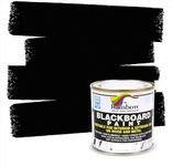 Chalkboard Blackboard Paint - Black 8.5oz - Brush on Wood, Metal, Glass, Wall, Plaster Boards Sign, Frame or Any Surface. Use with Chalk Pen Wet Erase, Safe and Non-Toxic. Matte Finish - Up to 100sf