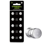 L1154f Battery LR44 AG13 L1154 a76 357 303 sr44 Batteries 1.5V Button Coin Cell Batteries (10 Count)