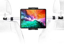 Car Headrest Tablet Holder, woleyi Car Back Seat Phone Tablet Mount with Anti-Shake Design for iPad Pro 9.7, 10.5, 12.9 Air Mini, iPhone, Galaxy Tabs, Switch, More 4-13" Tablets and Cellphones