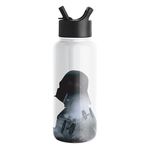 Simple Modern Star Wars Water Bottle with Straw Lid | Insulated Stainless Steel Thermos | Gifts for Women & Men | Summit Collection | 32oz | Vader Nation