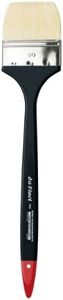 da Vinci Hog Bristle Series 7055 Maestro 2 Artist Paint Brush, Straight Edge Spalter with Red Handle, Size 80