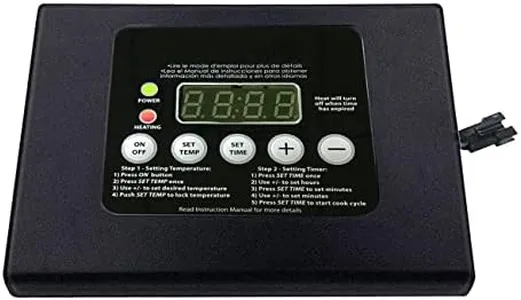 Digital Control Panel for masterbuilt, with LED Digital Display, Compatible with Masterbuilt ESQ30B, ESQ30S, 20070106 and Other Smoker Grill Models，Part Number：990050048