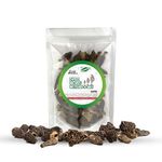 NOG VALLY FARM | Dried Morel Mushrooms | Natural, Organic, True Morel Mushrooms | Guchhi | Morchella| Medium-Sized Morels from Himalaya | Packed in Glass Jar (Morel 100 Grams)