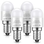 LOHAS-LED E14 Mini LED Bulbs, 1.5W SES Bulb, Equivalent to 15W Small Edison Screw Bulbs, 2700K Warm White, 150Lm, Energy Saver, LED Light Bulbs, 4-Pack