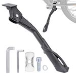 Hejo Bike Kickstand, Height Adjustable Bike Stand Kick, Stable Universal Bicycle Kickstand 24-29 Inches for Mountain Bike, Road Bike, Bicycle (Thickened Single Hole Model)