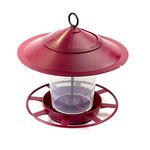 etree Easy Clean Hanging Lantern Bird Feeder (2023 Design) - Prevent Disease & Protect Wildlife Florentine Red Pack of 1