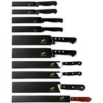 EVERPRIDE Chef Knife Guard Set (10-Piece Set) Universal Blade Edge Protectors for Chef, Serrated, Japanese, Paring Knives | Heavy-Duty Safety and Protection | Slip-On