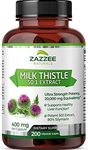 Zazzee Organic Milk Thistle 50:1 Ex