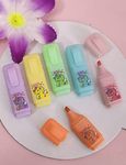 TERA 13 Highlighter for Girls (1 Set 6 Pcs) Unicorn Theme Highlighter for Girls, Marker Pen for Kids, Colorful Highligher Marker Pen for Kids, Stationary Items, Return Gifts for Kids