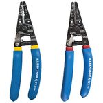 Klein Tools 11055 Wire Cutter and Wire Stripper | Klein 11057 Klein-Kurve Wire Stripper/Cutter (Blue)