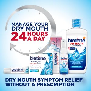 Biotène Dry Mouth Lozenges, Mint Flavor – 27 Count