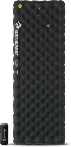 SEA TO SUMMIT - Ether Light XR Pro Insulated Air Sleeping Mat Rectangular Regular Wide- ThermalCore Insulation -XPRESS Valve - Sack & Pillow Lock - Ultra Compact - 4 Season - Backpacking - Black -720g