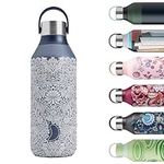 Chilly's Series 2 Water Bottle - Stainless Steel Thermal Bottles with Double Wall Vacuum, Soft Collar & Carry Loop - Liberty - Survival, 500ml