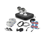 Swann 4 Channel CCTV Kit 3MP HD Digital Video Recorder and 2 x Cameras - White