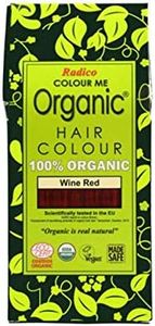 Radico Colour Me Organic Hair Colour Powder, Wine Red, 100 Grams