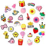 Mactoou Shoe Charms for Clogs, 30pcs Shoes Decoration Charms for Girls Women Boys Adults, Present for Birthday Party Favors, 30pcs