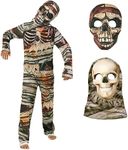 Morph Mummy Costume For Kids, Mummy Costume For Boys, Mummy Costume Girls, Egyptian Mummy Halloween Costume Kids L