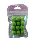 Hunting hobby Carp Fishing Bait, Foam Pop Up Boilies, Soft Pellets Ball, Carp Floating Lure, Fish Food Nest Tool-12pcs (Green)