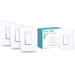 Kasa Smart Light Switch Bundle + Kasa Smart 3-Way Light Switch Kit by TP-Link | Dimmer Switch (HS220P3) + 3-Way Switch (HS210 KIT) | Works with Alexa and Google Home
