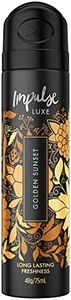 Impulse Luxe Golden Sunset Body Deodorant Spray 75 ml