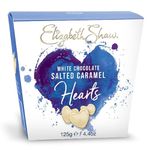 Elizabeth Shaw White Choc Salted Caramel Hearts 125g