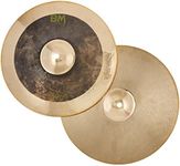 Stagg BM-HR12 12-Inch Black Metal Rock Hi-Hat Cymbals