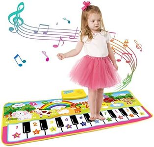 Kids Piano Mat Musical Toys with 8 Animal Sounds 5 Modes Child Keyboard Music Mat Animal Touch Play mat Early Learning Toys