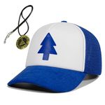 Smatutor Dipper Hat Cosplay Costume for Adult, Pines Party Clothing Set