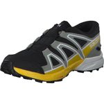 Salomon Speedcross Climasalomon Waterproof Kids Outdoor Shoes, Precise fit, Grip, and Practical comfort, Black, 2.5