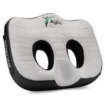 Aylio Socket Seat Cushion for Sit Bone and Back Pain Relief, Butt, Tailbone, Hip, Hamstring, Posture Support - Firm Memory Foam Comfort Ischial Tuberosity Pillow for Desk Chair or Car