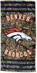 Northwest The Company NFL Denver Broncos Beach Towel, 30" x 60", Realtree Stripes