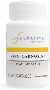Integrative Therapeutics Zinc-Carnosine - Digestive & Gut Health Support* - GI Tract Supplement - Vegan, Gluten-Free & Dairy-Free - 60 Capsules (60 Servings)