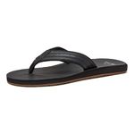 Quiksilver Men's Carver Nubuck Sandal, Solid Black, 8 UK