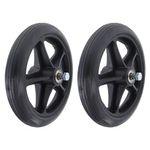 6 Inch Solid Wheel Replacement for Wheelchairs, Rollators, Walkers,