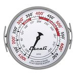 Escali AHG2 Extra Large Grill Surface Thermometer, 1 Count, Silver, Universal