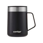 Contigo Streeterville Desk Mug, insulated coffee mug with stainless steel handle, coffee to go mug with lid, keeps coffee and tea warm for up to 5 hours, ideal for office & home, 410 ml