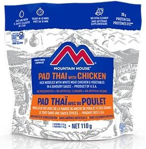 Mountain House Pad Thai with Chicken Pouch | Freeze Dried Backpacking & Camping Food | Survival & Emergency Food | Gluten-Free | Entree Meal | Easy To Prepare | Delicious And Nutritious | Single Pouch