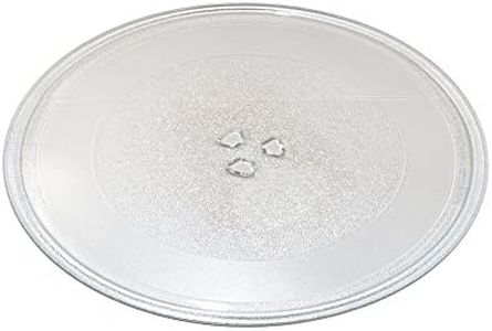 HQRP 12-3/4 inch 12.75" Glass Turntable Tray compatible with Sears Kenmore LG GE 1B71961F 1B71961H 507049 2263672 WB49X10074 721.62622200 721.80022700 721.8954690 1B71961E Microwave Oven Cooking Plate